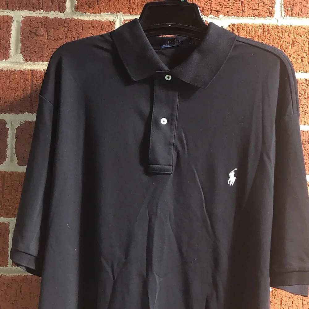 Ralph Lauren Men's Classic Black Polo Shirt - Picture 3 of 7